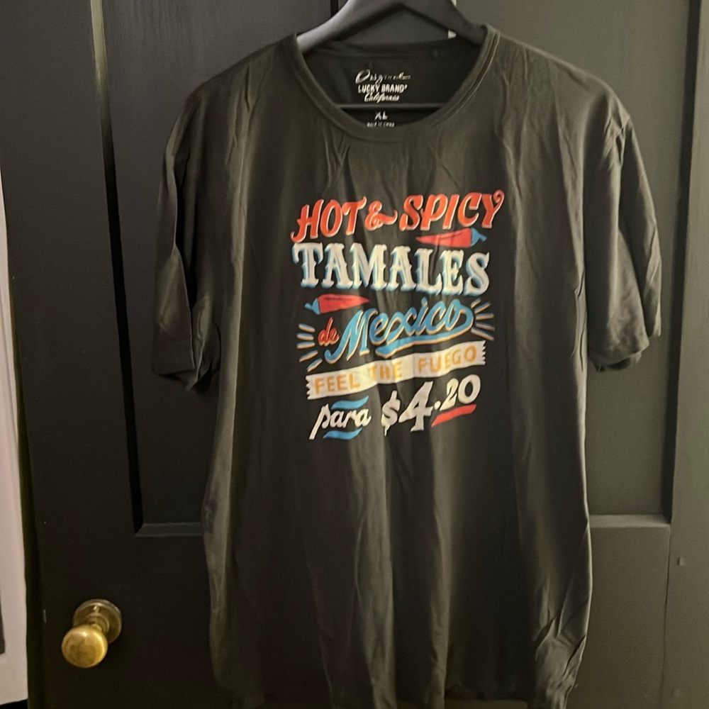 Lucky brand Hot & Spicy sz XL t-shirt.